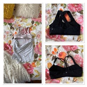 LULULEMON Bundle (tank plus two bras)
